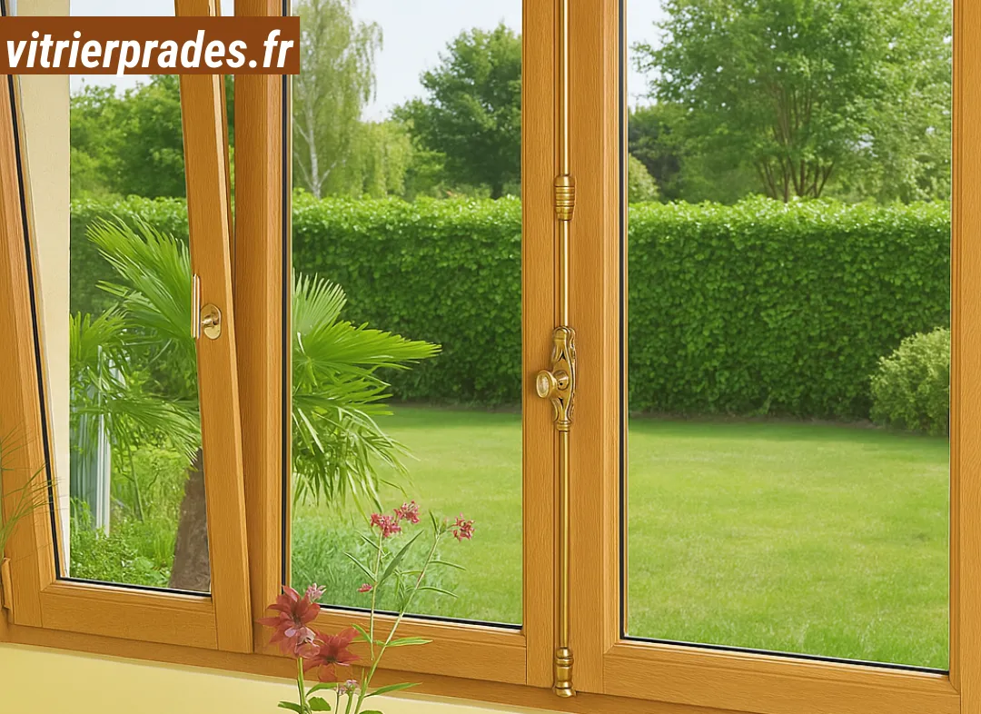Installation de fenêtre en bois sur mesure Prades